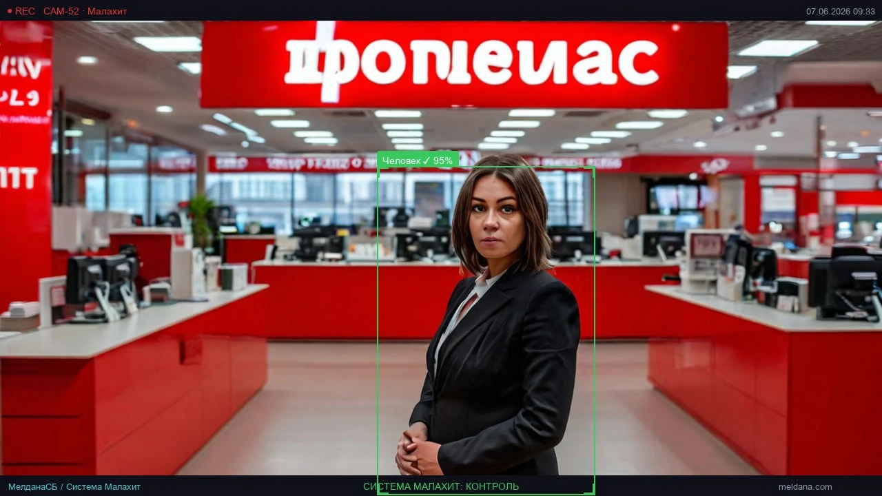 Детекция присутствия в переговорной комнате банка